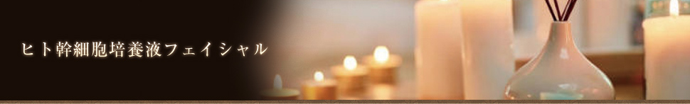 ヒト幹細胞培養液フェイシャル